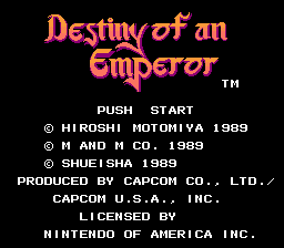 Destiny of Emperor 1