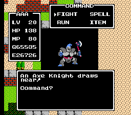 Dragon Quest I Axe Knight