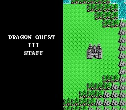 Dragon Quest III Staff