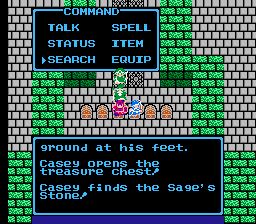 Dragon Warrior III Sages Stone