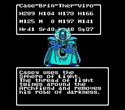 Dragon Warrior III Sphere of Light