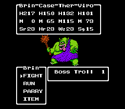 Dragon Warrior III Boss Troll
